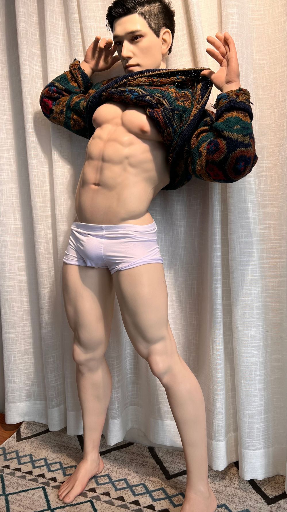 REALING® Robin 180cm(5.9') Full Silicone Male Sex Dolls（NO.2896）