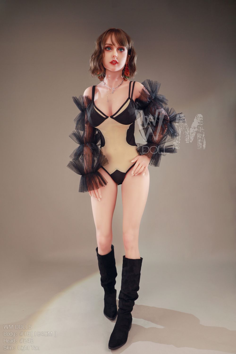 WMDOLL® 164cm(5.4') 242# F-CUP TPE Sex Dolls Model Props (NO.2915)