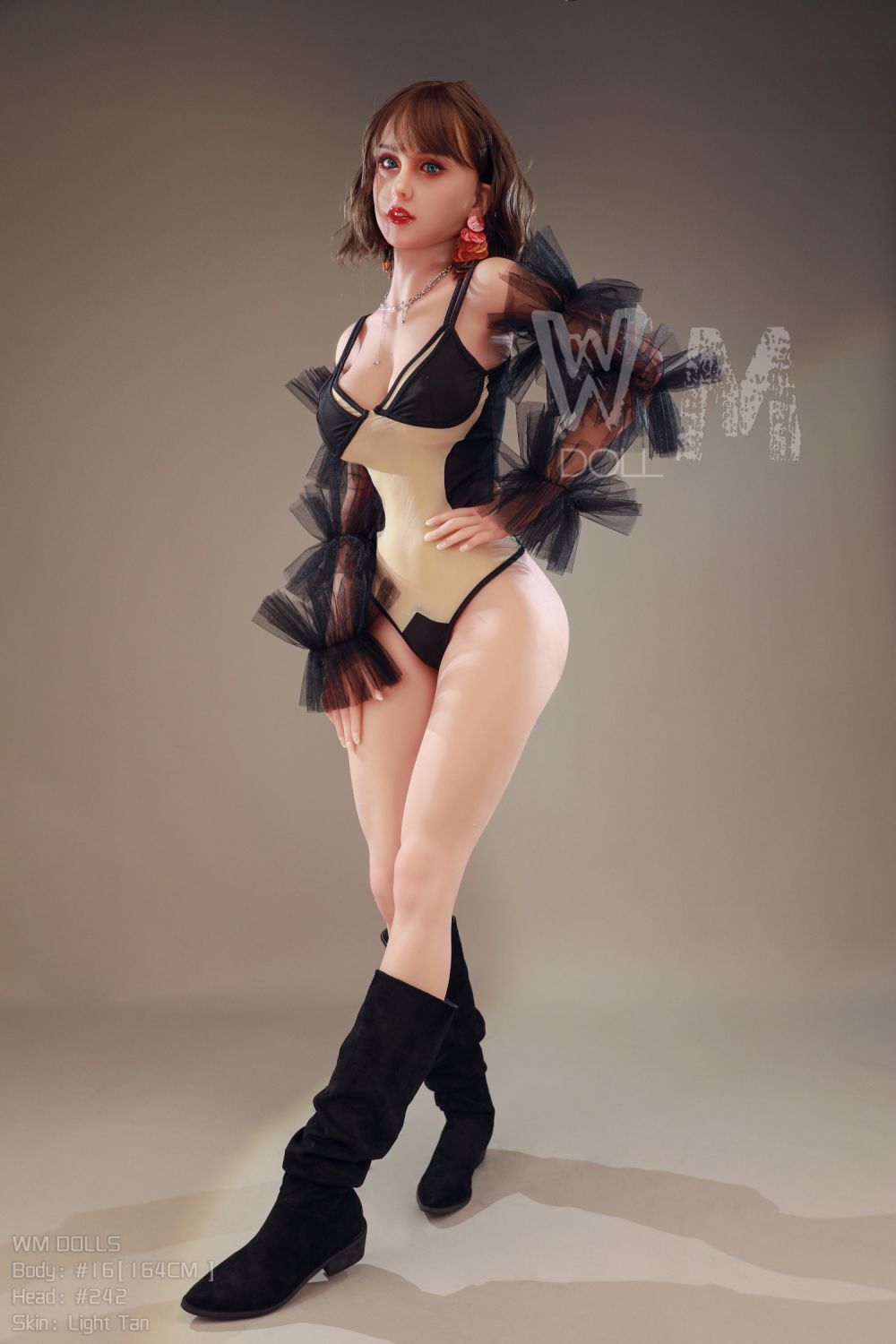 WMDOLL® 164cm(5.4') 242# F-CUP TPE Sex Dolls Model Props (NO.2915)
