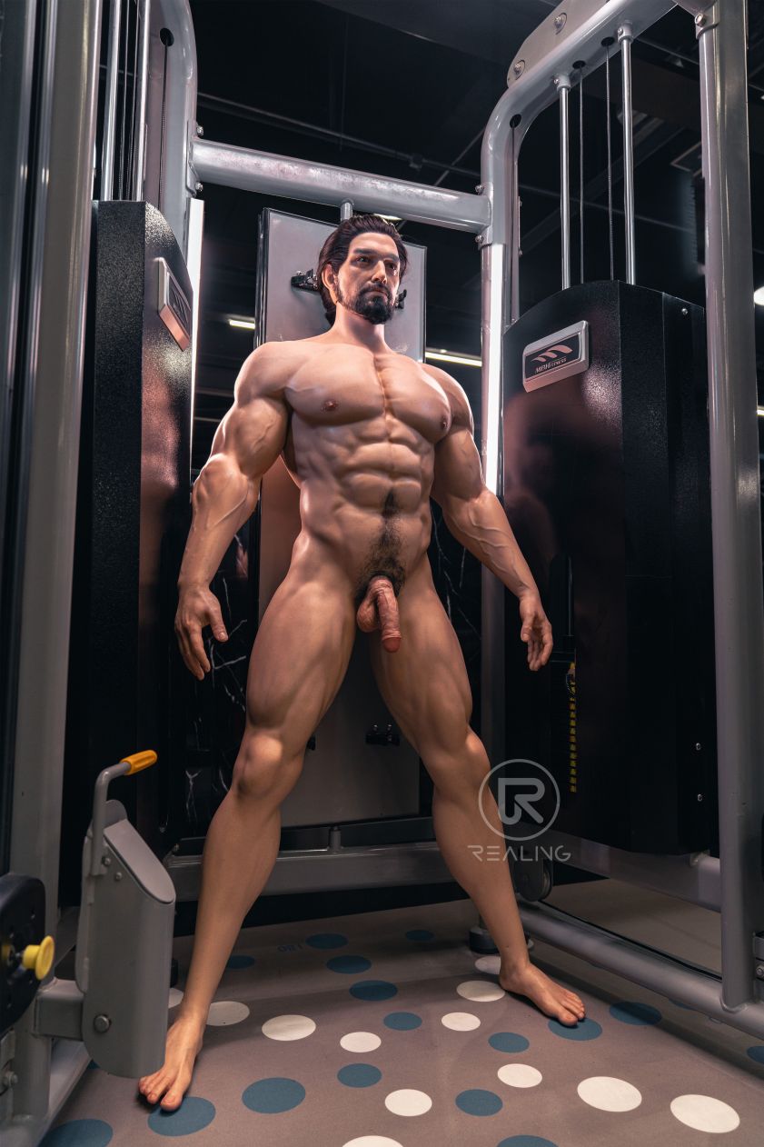 REALING® Powell 183cm(6.0') Full Silicone Male Sex Dolls（NO.3344）