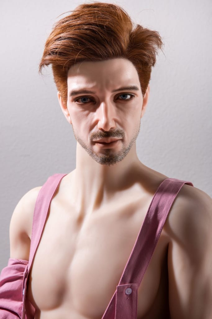 QITA® Han 175cm (5.8 ') Silicon Head + TPE Body Male Sex Doll Love Doll (No.2494)