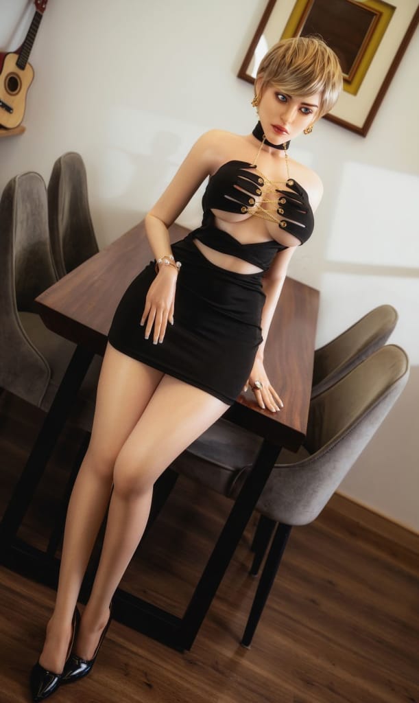 COOBY DOLL® Nia 165cm (5.4 ') Poupées sexuelles à gros seins en silicone, accessoires de modèle (NO.2484)