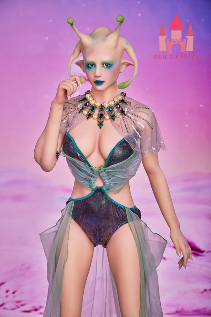 CASTLE® Alien 166 см (5,5 фута) A2 # D-CUP TPE Sex Doll Love Doll (NO.2462)