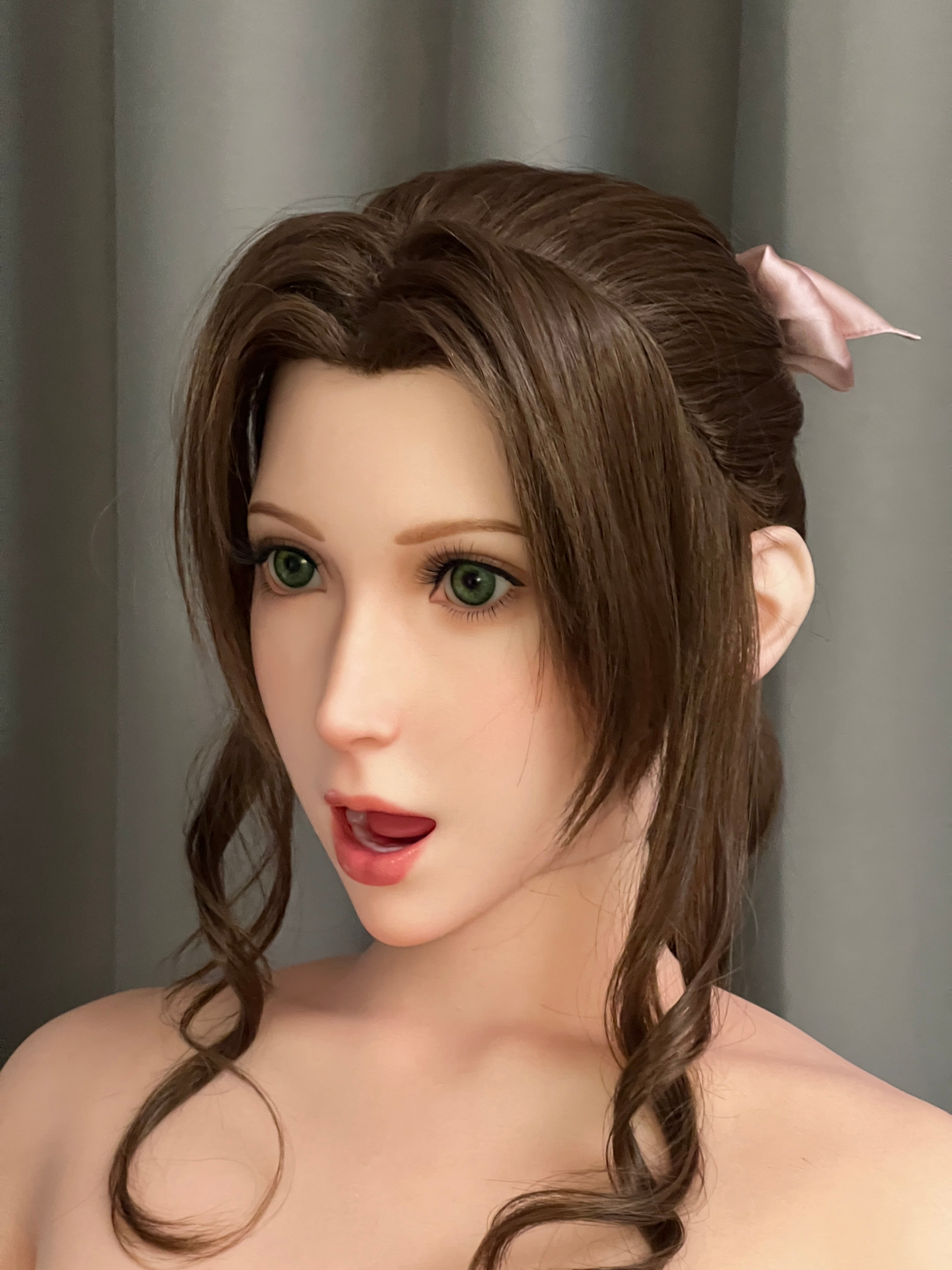 Game Lady® Full Silicone 168Cm (5.5) 10# With Teeth Tongue Movable Jaw (No.2444 Sex Toys