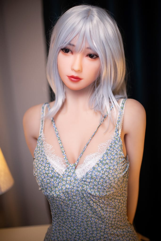 AIBEI® Qian 158 cm (5,2') TPE-Realdoll-Sexpuppe mit mittlerer Brust, Liebespuppenmodell, Requisiten (Nr. 2448)